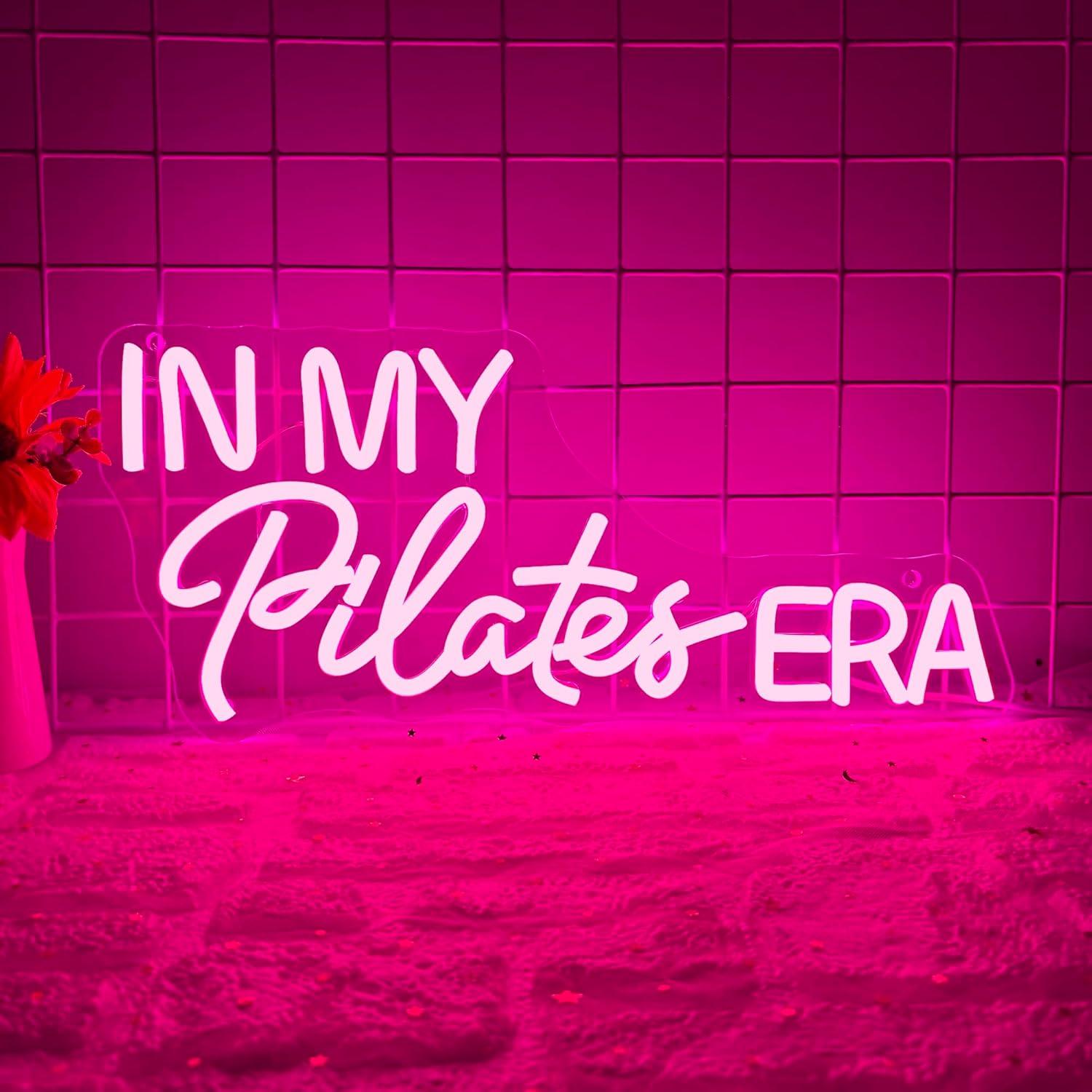 Yoga Fitness Room - Pilates Dönemimde Neon Tabela Kısılabilir LED