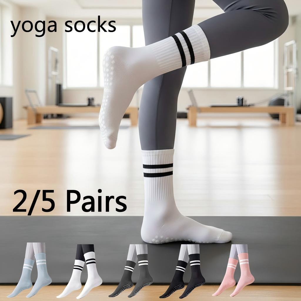 Yoga Fitness Set - Kadın Kaymaz Yoga Çorapları, Tutucu Pilates