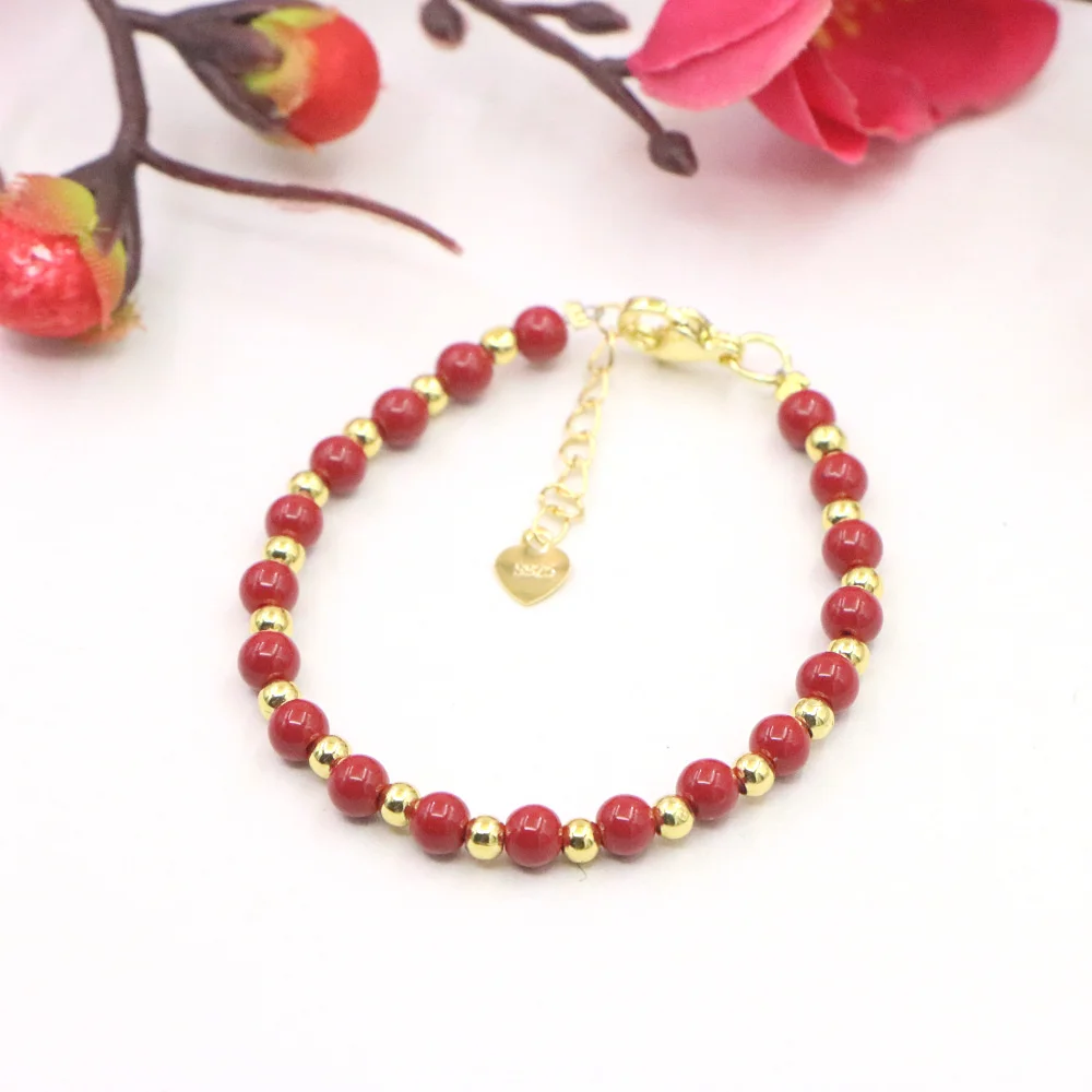 Yoga Fitness Gifts - Charm Güzel Bebek Vaftiz Bilezik Doğal