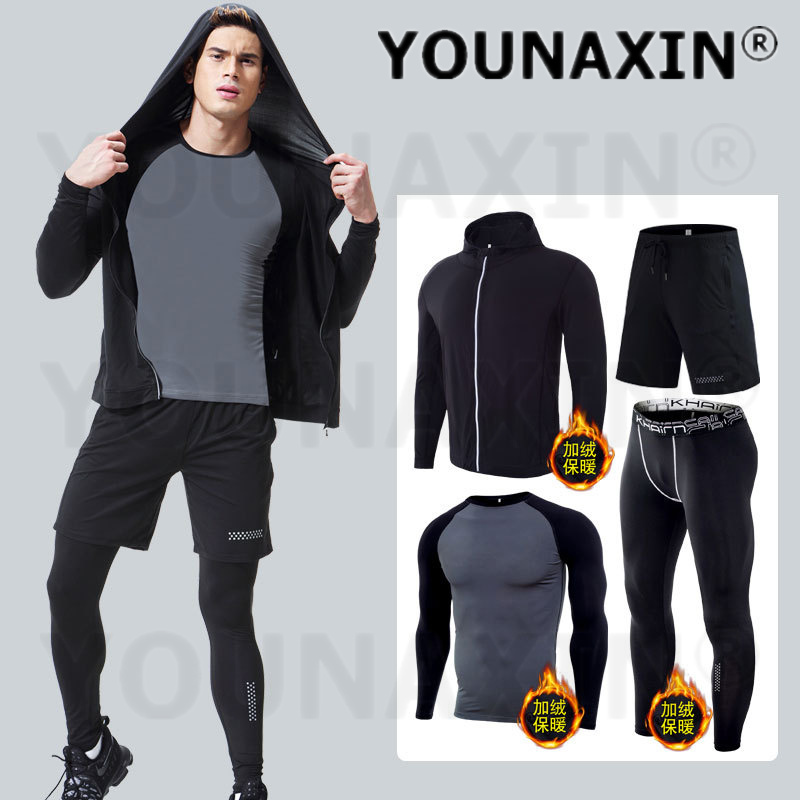 4 parçalı erkek spor giyim set - Yoga Fitness Set incelemesi ve fiyatı