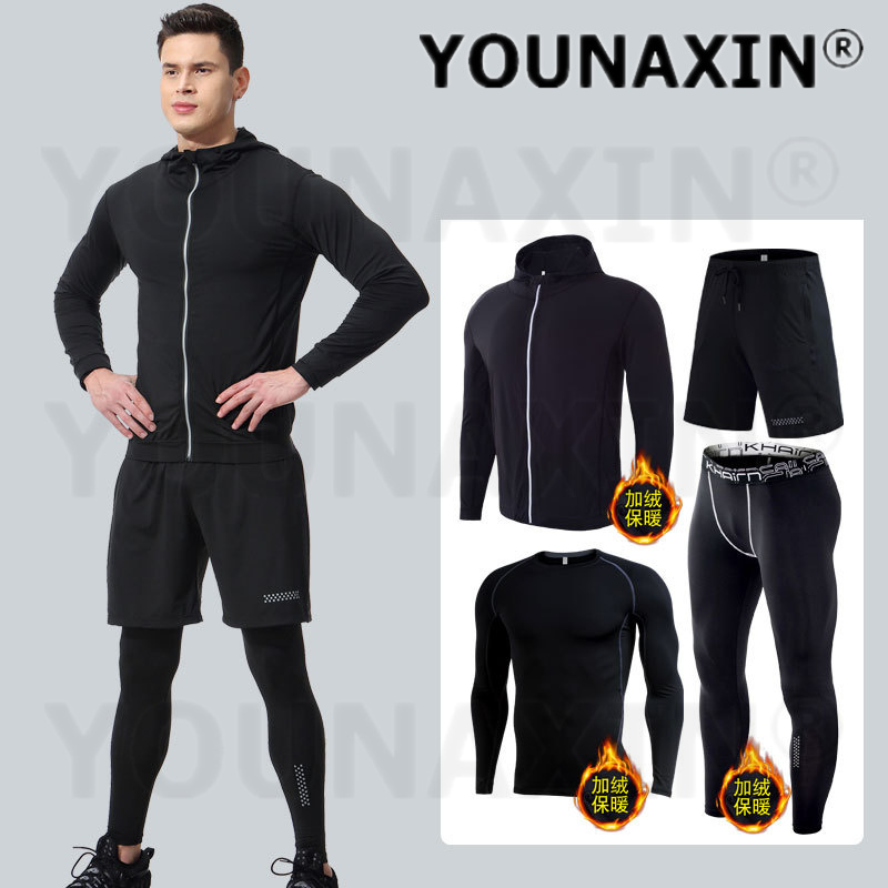 4 parçalı erkek spor giyim set - Yoga Fitness Set incelemesi ve fiyatı