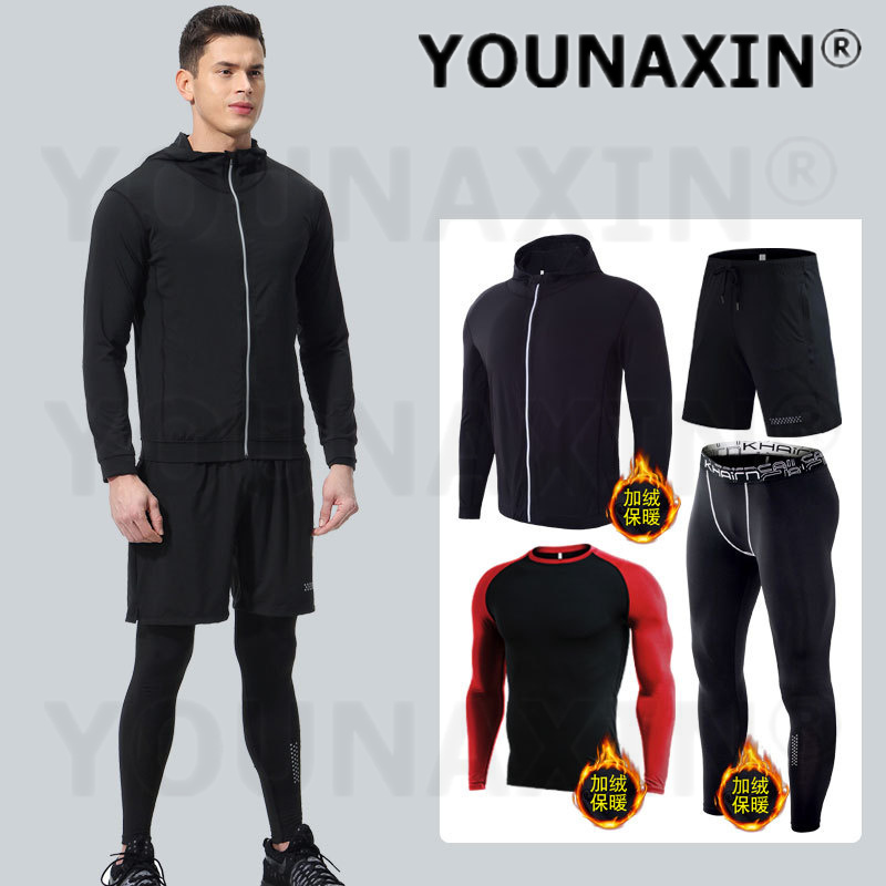 4 parçalı erkek spor giyim set - Yoga Fitness Set incelemesi ve fiyatı