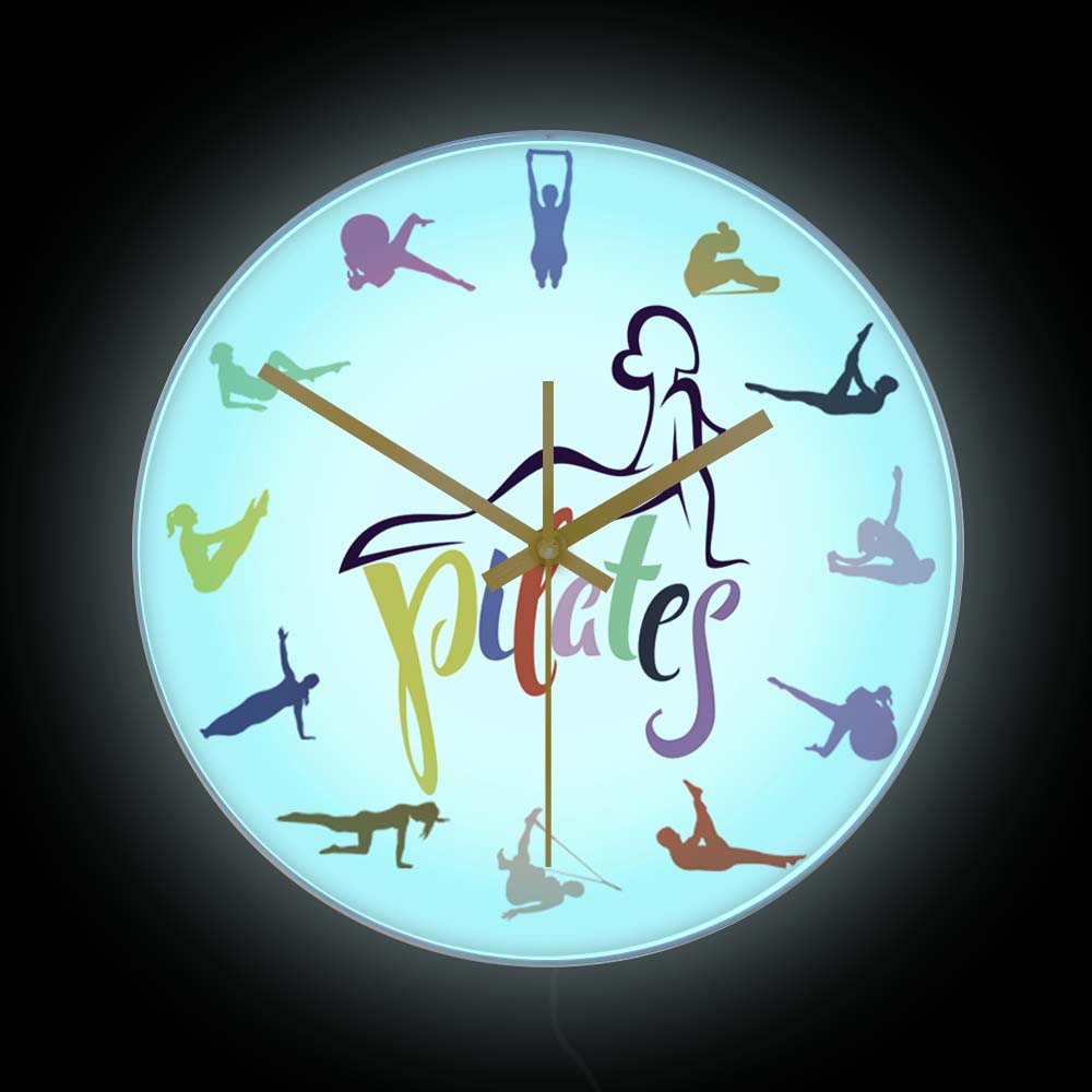 Pilates Pozları Renkli Baskılı - Yoga Fitness Room incelemesi ve fiyatı
