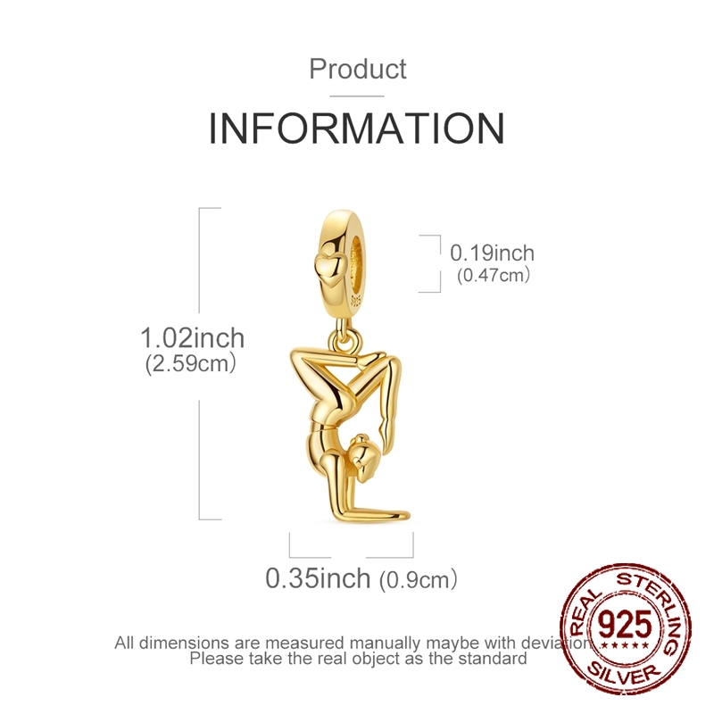 925 Ayar Gümüş Altın Yoga Pozu - Yoga Fitness Gifts incelemesi ve fiyatı