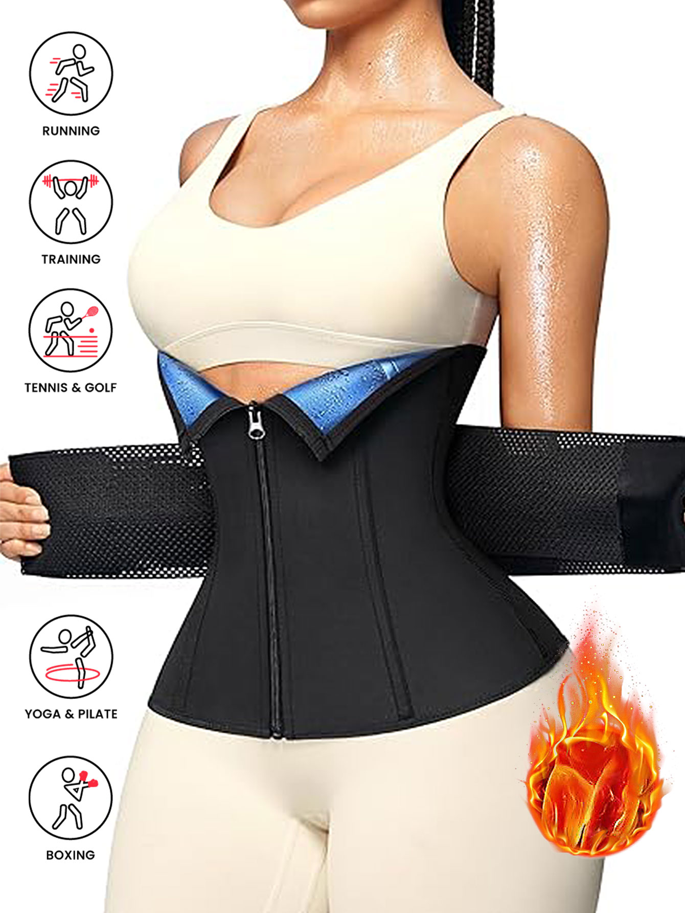Kadınlar için Sauna Bel Korse  - Waist Trainer Women incelemesi ve fiyatı