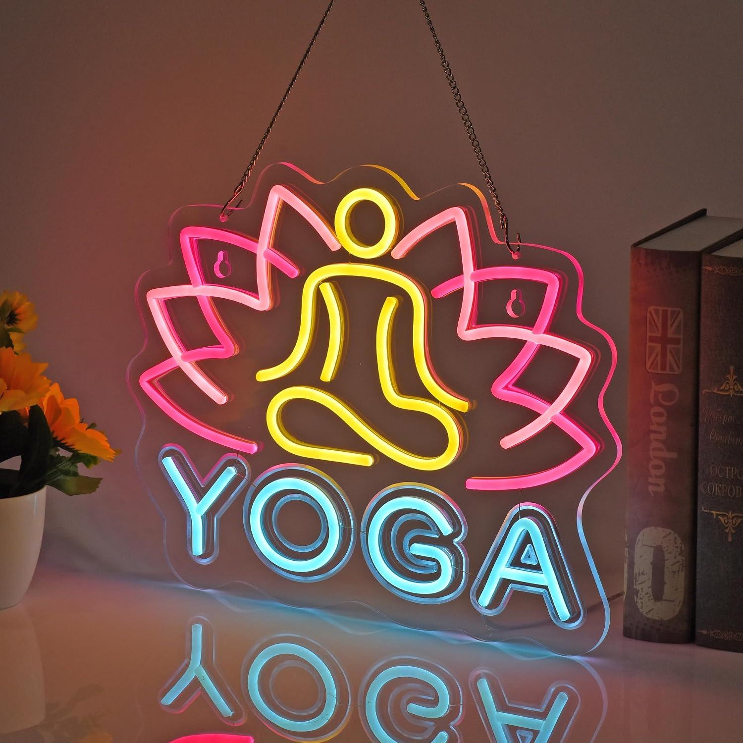 Yoga Neon Tabelası Kısılabilir - Yoga Fitness Room incelemesi ve fiyatı